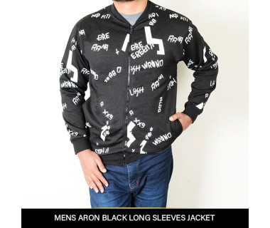Aron Black Long Sleeves Jacket